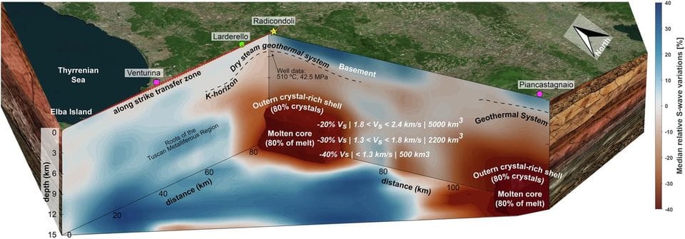 Unter der Toskana schlummert ein Supervulkan
