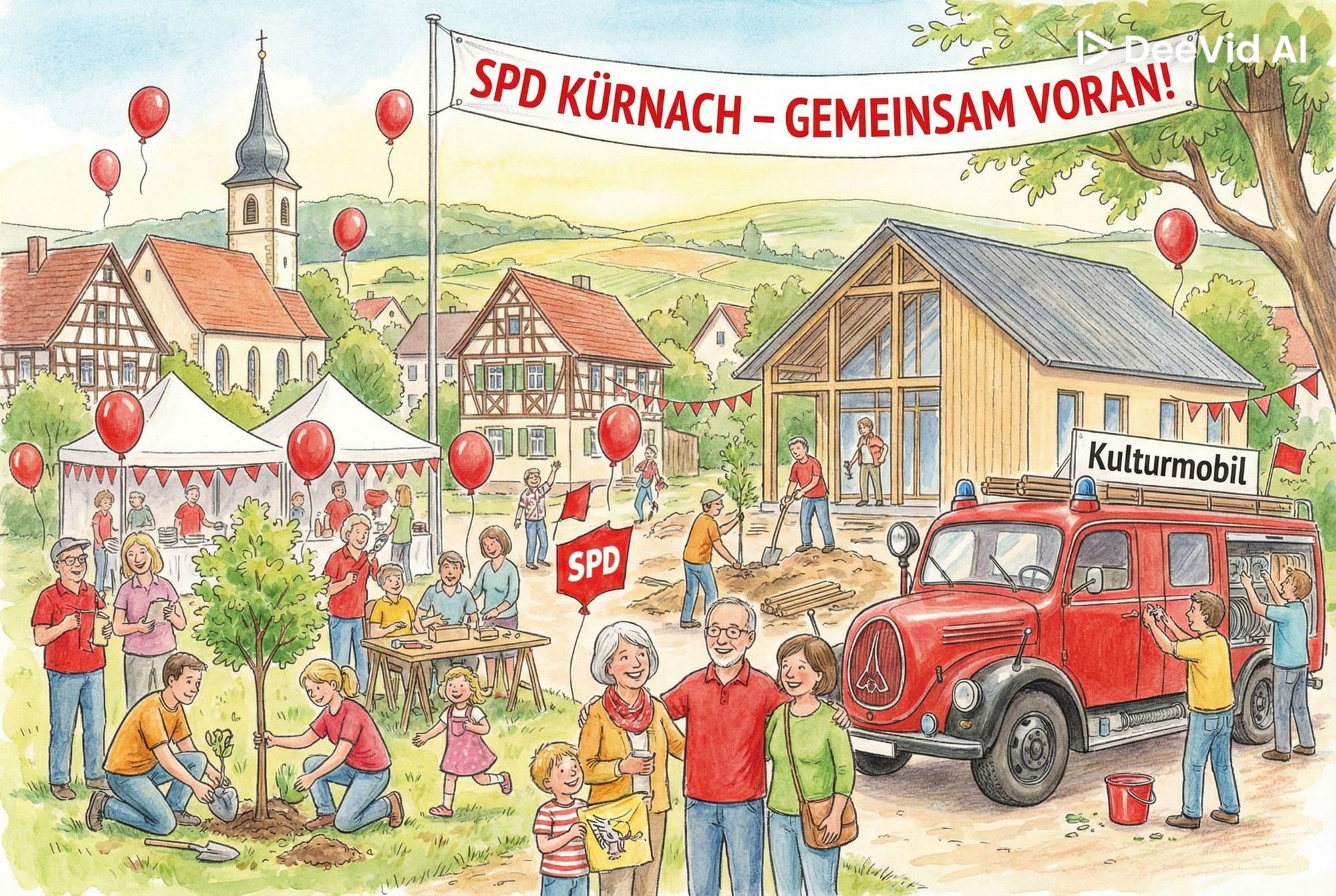 Die SPD in Kürnach: Von der überraschenden Wahl 2020 zum Kampf um die zweite Amtszeit