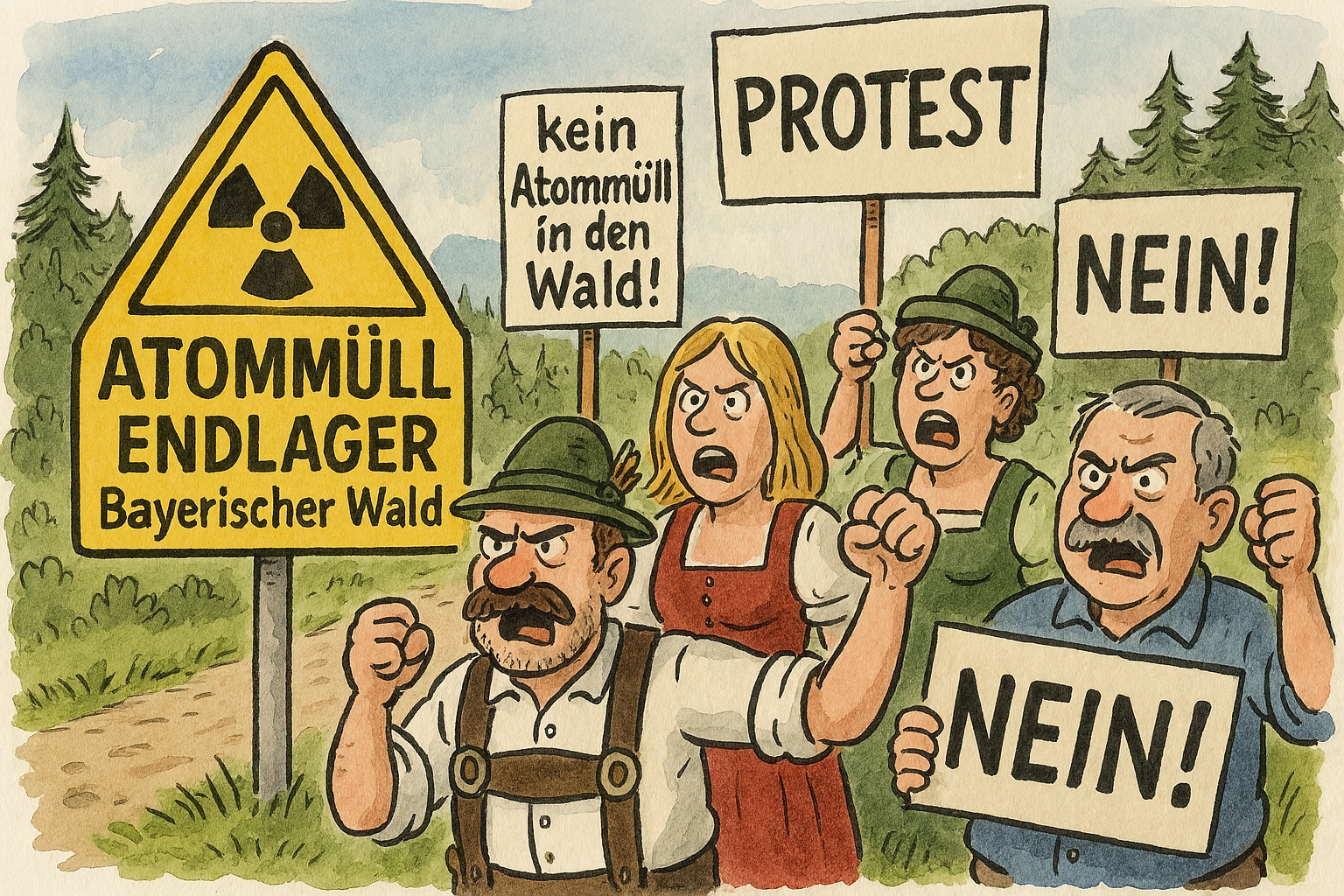 Die Suche nach Deutschlands Atommüll-Endlager: Bayerischer Wald im Fokus