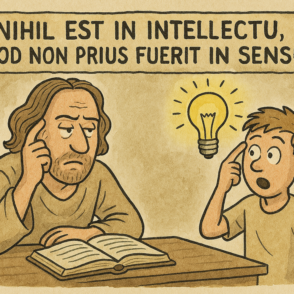 »Nihil est in intellectu, quod non prius fuerit in sensu«