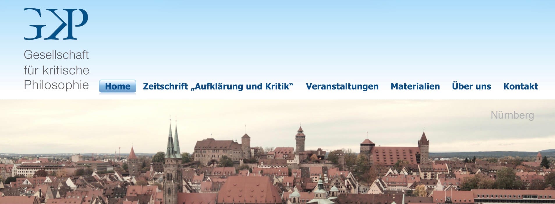 Die Gesellschaft für kritische Philosophie Nürnberg