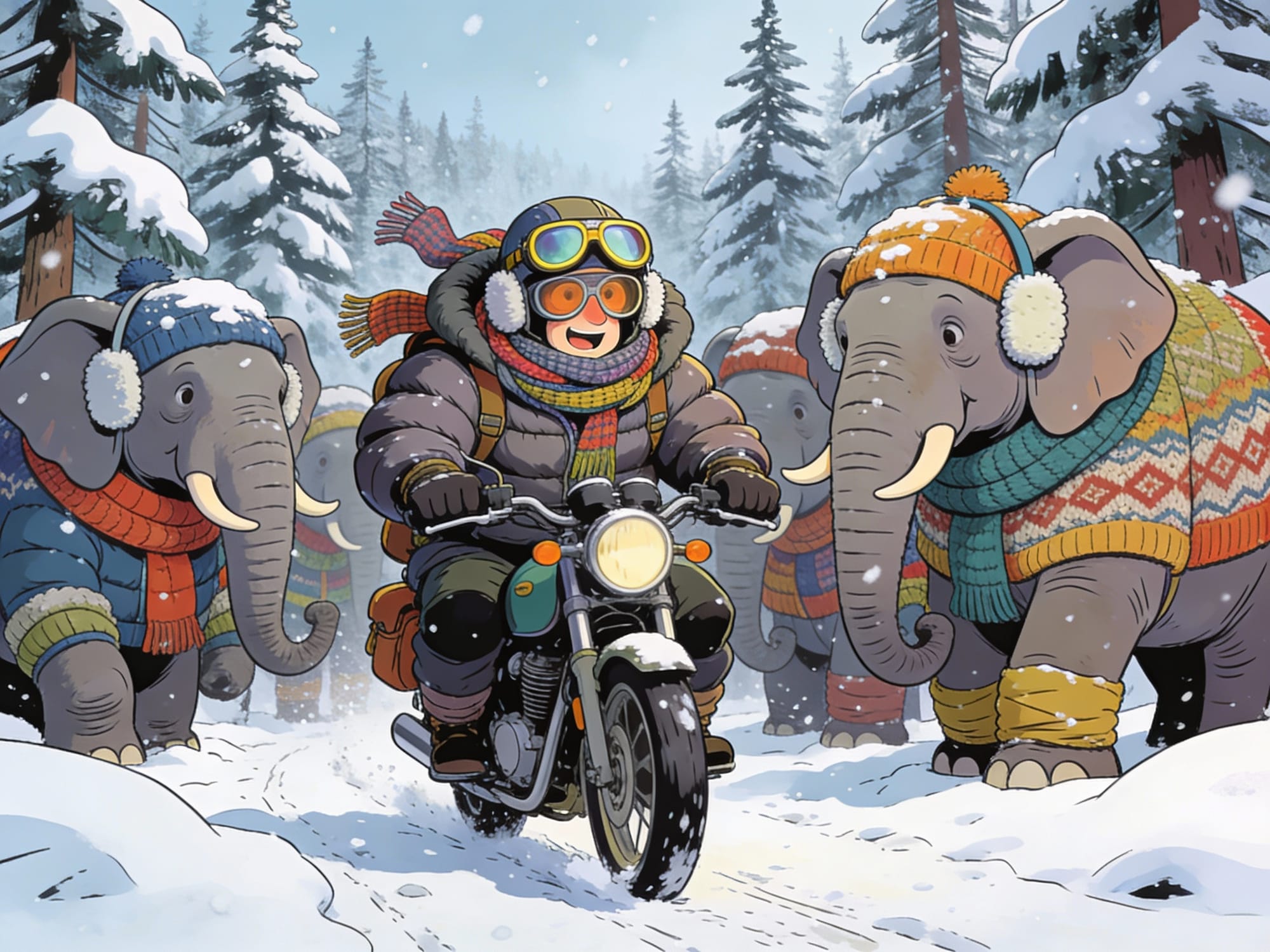 Das Elefantentreffen: Das legendäre Winter-Motorrad-Event im Bayerischen Wald