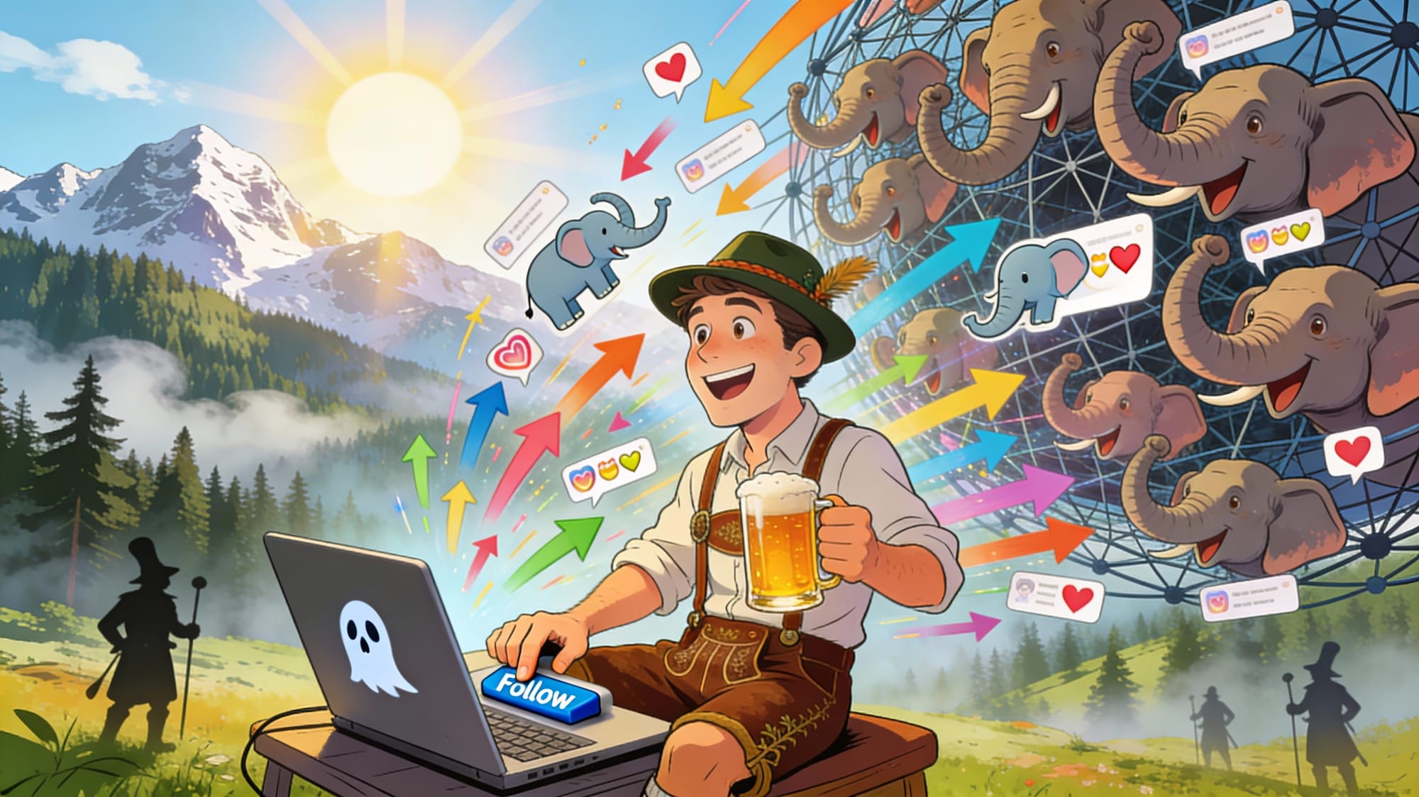 Ghost läuft jetzt mit ActivityPub