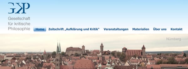 Die Gesellschaft für kritische Philosophie Nürnberg